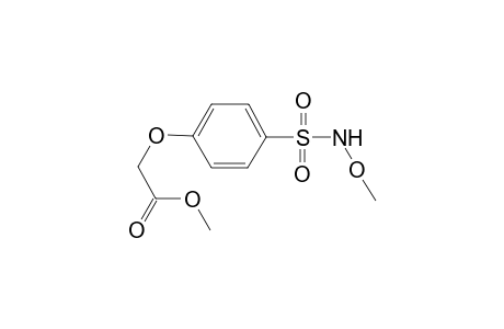 (4-Methoxysulfamoylphenoxy)acetic acid, methyl ester
