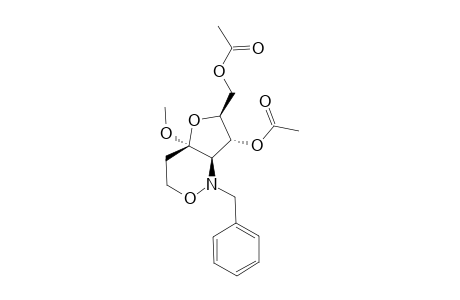 (4AR,6S,7R,7AR)-7-ACETOXY-6-ACETOXYMETHYL-1-BENZYL-4A-METHOXY-HEXAHYDRO-1H-FURANO-[3,2-C]-[1,2]-OXAZINE