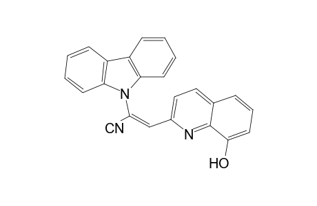 (Z)-2-(9''-Carbazolyl)-3-(8'-hydroxy-2'-quinolinyl)acrylonitrile