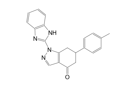 4H-indazol-4-one, 1-(1H-benzimidazol-2-yl)-1,5,6,7-tetrahydro-6-(4-methylphenyl)-