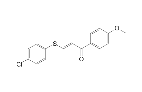 (2E)-3-[(4-Chlorophenyl)sulfanyl]-1-(4-methoxyphenyl)-2-propen-1-one