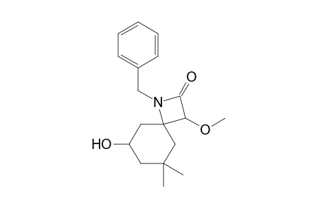 1-Benzyl-8-hydroxy-3-methoxy-6,6-dimethyl-1-azaspiro[3,5]nonan-2-one