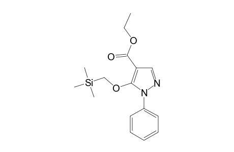 ETHYL_1-PHENYL-5-TRIMETHYLSILYLMETHOXY-1H-PYRAZOLE-4-CARBOXYLATE