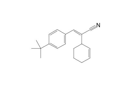 (E)-3-(4-(Tert-butyl)phenyl)-2-(cyclohex-2-en-1-yl)acrylonitrile