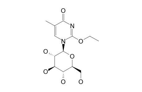 1-D-GLUCOPYRANOSYL-2-ETHOXY-5-METHYL-PYRIMIDIN-4-(1H)-ONE