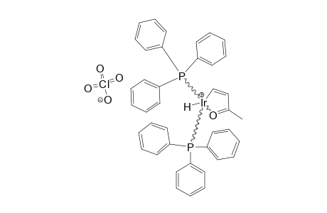 [IR-H-[KAPA(2)-(C,O)-CH=CHC(ME)=O]-(PPH3)2]-CLO4