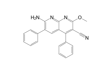 7-Amino-3-cyano-2-methoxy-4,6-diphenyl-1,8-naphthyridine
