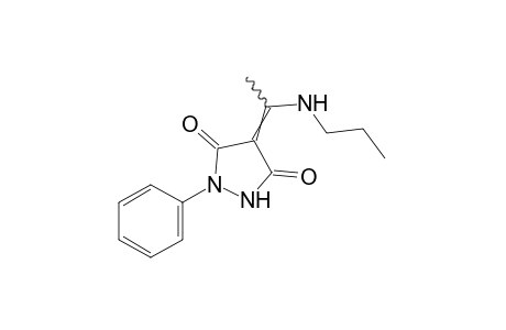 1-phenyl-4-[1-(propylamino)ethylidene]-3,5-pyrazolidinedione