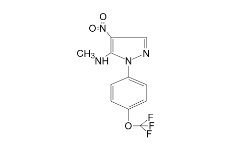 5-(METHYLAMINO)-4-NITRO-1-[p-(TRIFLUOROMETHOXY)PHENYL]PYRAZOLE