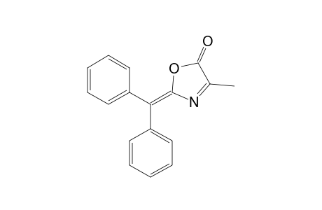 2-BENZHYDRYLIDENE-4-METHYL-2,5-DIHYDROOXAZOL-5-ONE