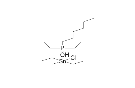 DIETHYL(HEXYL)PHOSPHINOXIDE-TRIETHYL(CHLORO)TIN COMPLEX