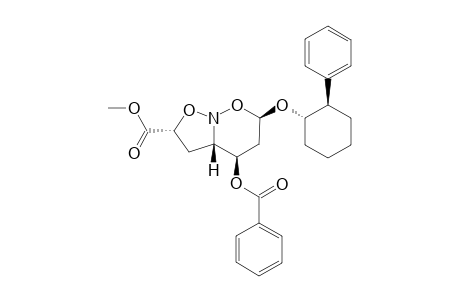 REL-(2-R,3A-S,4-R,6-R)-4-BENZOYLOXY-6-[(1-S,2-R)-(2-PHENYLCYCLOHEXYL)-OXY]-HEXAHYDROISOXAZOLO-[2,3-B]-[1,2]-OXAZINE-2-CARBOXYLIC-ACID-METHYLESTER