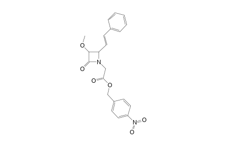 [3-Methoxy-2-oxo-4-((E)-styryl)-azetidin-1-yl]-acetic acid 4-nitro-benzyl ester