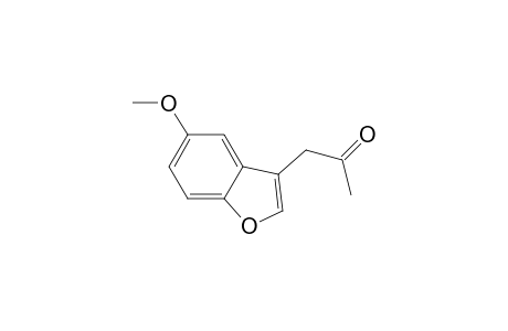 2-Propanone, 1-(5-methoxy-3-benzofuranyl)-