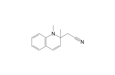 2-(1,2-dimethyl-2-quinolinyl)acetonitrile