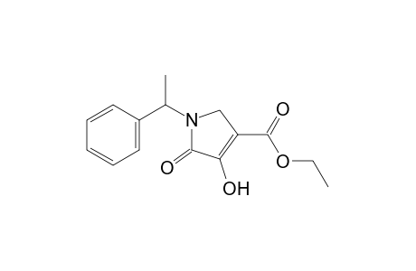 4-hydroxy-1-(alpha-methylbenzyl)-5-oxo-3-pyrroline-3-carboxylic acid, ethyl ester