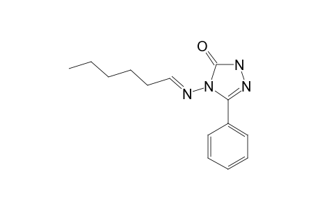 4-HEXYLIDENAMINO-5-OXO-3-PHENYL-4,5-DIHYDRO-[1,2,4]-TRIAZOLE