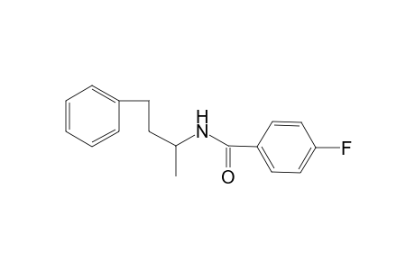 4-Fluoranyl-N-(4-phenylbutan-2-yl)benzamide