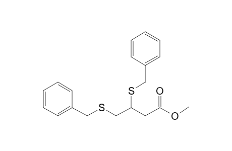 3,4-bis(Benzylthio)butanoic acid, methyl ester