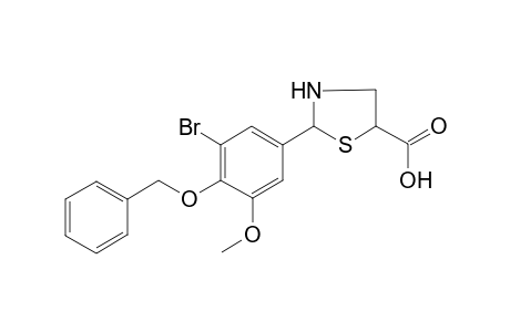 2-(4-Benzyloxy-3-bromo-5-methoxy-phenyl)-thiazolidine-5-carboxylic acid
