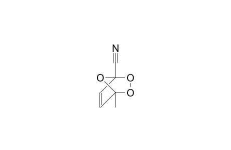 1-Cyano-4-methyl-2,3,7-trioxa-bicyclo(2.2.1)hept-5-ene