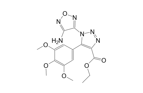 1H-1,2,3-triazole-4-carboxylic acid, 1-(4-amino-1,2,5-oxadiazol-3-yl)-5-(3,4,5-trimethoxyphenyl)-, ethyl ester