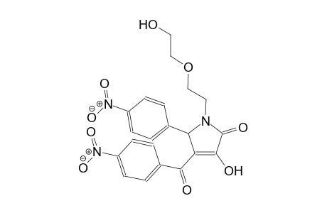 3-hydroxy-1-[2-(2-hydroxyethoxy)ethyl]-4-(4-nitrobenzoyl)-5-(4-nitrophenyl)-1,5-dihydro-2H-pyrrol-2-one