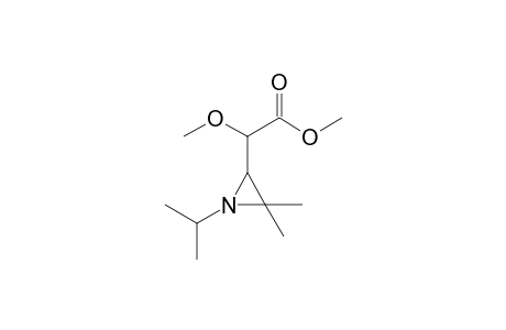 Methyl (1-isopropyl-3,3-dimethyl-2-aziridinyl)(methoxy)acetate