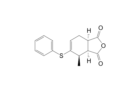 1,3-Isobenzofurandione, 3a,4,7,7a-tetrahydro-4-methyl-5-(phenylthio)-, (3a.alpha.,4.beta.,7a.alpha.)-