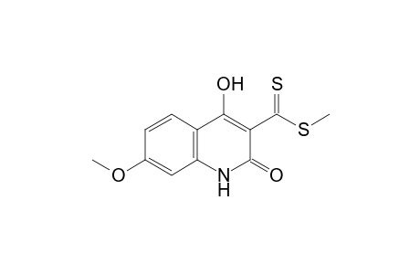 Methyl 4-hydroxy-7-methoxy-2-oxo-1,2-dihydroquinoline-3-carbodithioate