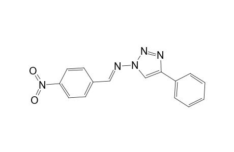 1H-1,2,3-Triazol-1-amine, N-[(4-nitrophenyl)methylene]-4-phenyl-