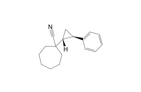 1-[(1R,2R)-2-phenylcyclopropyl]cycloheptanecarbonitrile