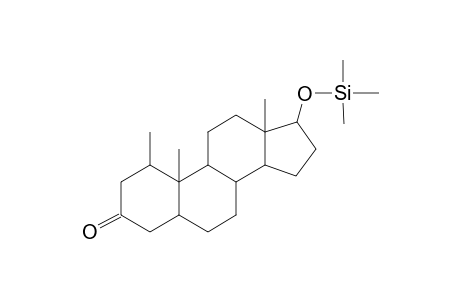 Androstan-17.beta.-ol-3-one <1.alpha.-methyl->, mono-TMS