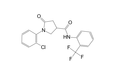 3-pyrrolidinecarboxamide, 1-(2-chlorophenyl)-5-oxo-N-[2-(trifluoromethyl)phenyl]-