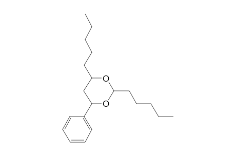 2,c-6-Dipentyl-c-4-phenyl-1,3-dioxane