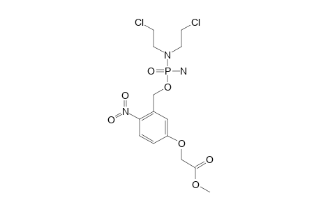 5-[(CARBOMETHOXY)-METHOXY]-2-NITROBENZYL-N,N-BIS-(2-CHLOROETHYL)-PHOSPHORDIAMIDATE