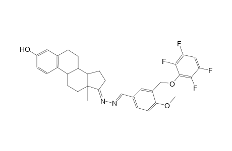 4-methoxy-3-[(2,3,5,6-tetrafluorophenoxy)methyl]benzaldehyde [3-hydroxyestra-1,3,5(10)-trien-17-ylidene]hydrazone