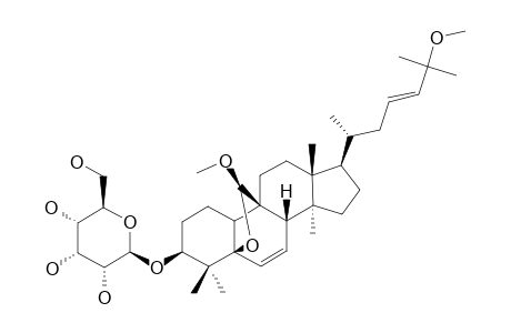 GOYAGLYCOSIDE-D;(19R),25-DIMETHOXY-5-BETA,19-EPOXYCUCURBITA-6,23-DIENE-3-BETA-OL-3-O-BETA-D-ALLOPYRANOSIDE