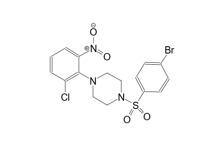 piperazine, 1-[(4-bromophenyl)sulfonyl]-4-(2-chloro-6-nitrophenyl)-
