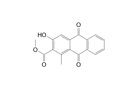 2-Anthracenecarboxylic acid, 9,10-dihydro-3-hydroxy-1-methyl-9,10-dioxo-, methyl ester
