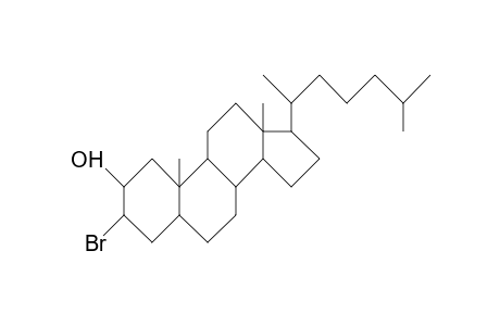 3a-Bromo-5a-cholestan-2b-ol