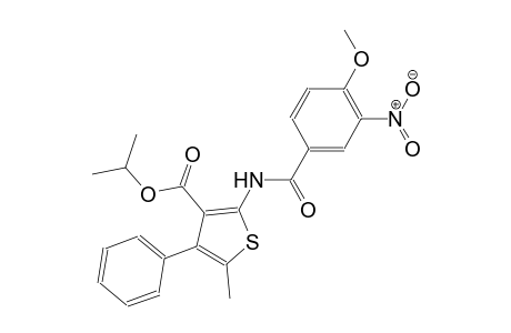 isopropyl 2-[(4-methoxy-3-nitrobenzoyl)amino]-5-methyl-4-phenyl-3-thiophenecarboxylate