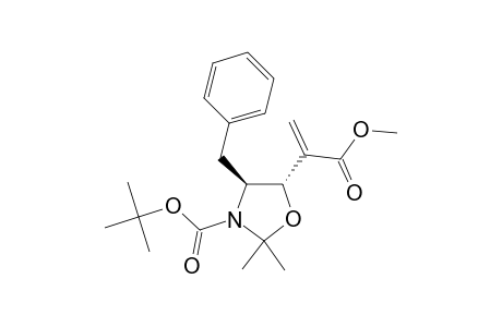 (+)-(4S,5S)-4-BENZYL-5-(1-METHOXYCARBONYLVINYL)-2,2-DIMETHYLOXAZOLIDINE-3-CARBOXYLIC-ACID-TERT.-BUTYLESTER