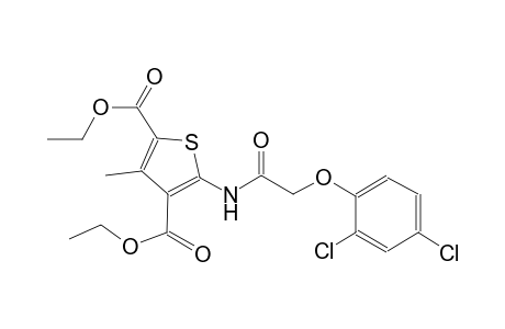 2,4-thiophenedicarboxylic acid, 5-[[(2,4-dichlorophenoxy)acetyl]amino]-3-methyl-, diethyl ester