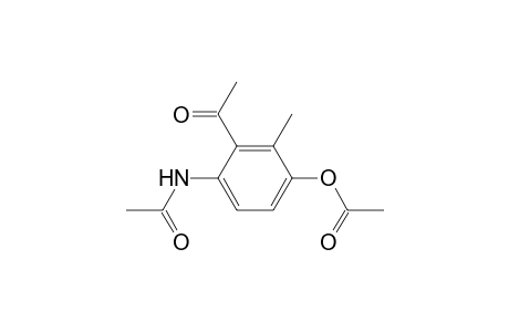 Acetamide, N-[2-acetyl-4-(acetyloxy)-3-methylphenyl]-
