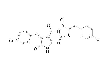 2,6-Di-(4-chlorobenzylidene)-6,8-dihydropyrrolo[2,3-d]thiazolo[3,2-a]pyrimidine-3,5,7(2H)-trione