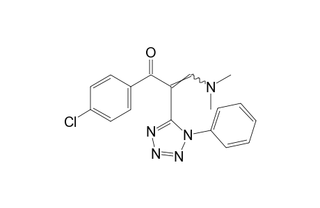 4'-chloro-3-(dimethylamino)-2-(1-phenyl-1H-tetrazol-5-yl)acrylophenone