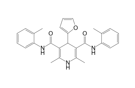 4-(2-Furyl)-2,6-dimethyl-3,5-bis-N-(2-methylphenyl)-carbamoyl-1,4-dihydro-pyridine