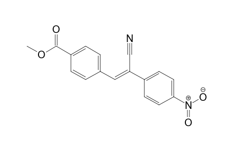 Benzoic acid, 4-[2-cyano-2-(4-nitrophenyl)ethenyl]-, methyl ester