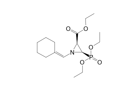 (2S,3R)-1-(cyclohexylidenemethyl)-3-diethoxyphosphoryl-2-aziridinecarboxylic acid ethyl ester